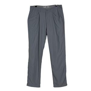 Mountain Hardwear Hiking Pants Gray Womens 10 Hiking Lightweight